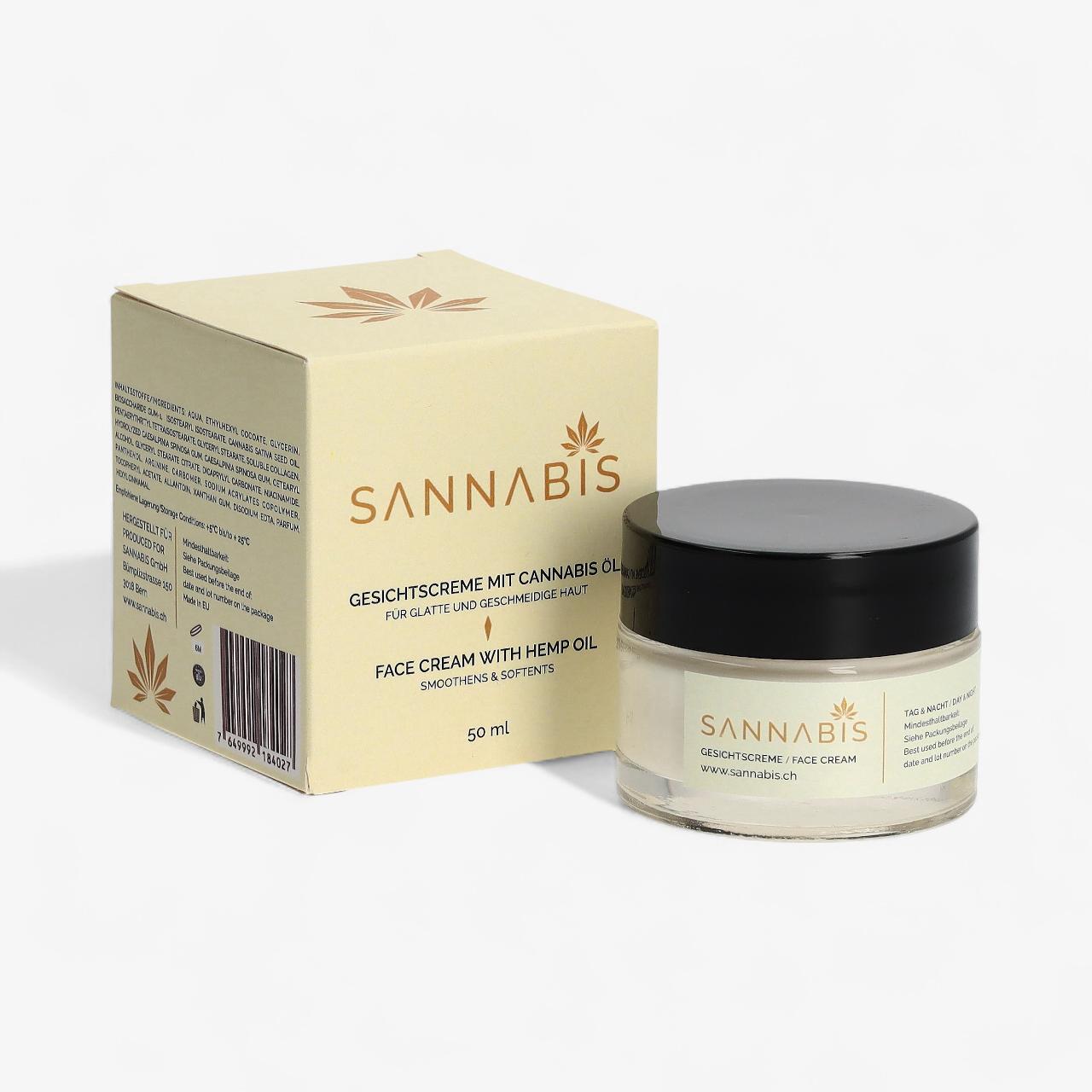 Sannabis Gesichtscreme