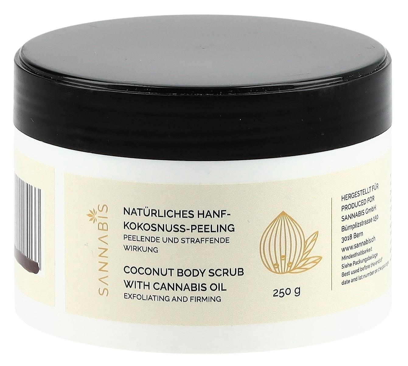 Sannabis Hanf Kokosnuss Peeling